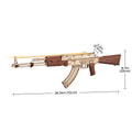 Wooden 3D Toy Gun