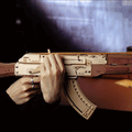 Wooden 3D Toy Gun